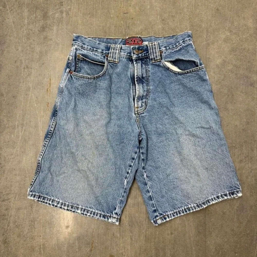 Vintage Y2K 212 Southpole Style Denim Shorts Baggy Skater Streetwear